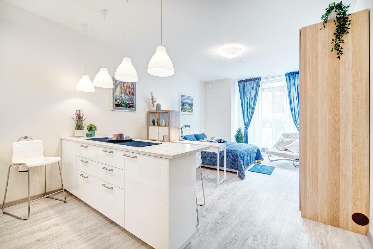 Happy Inn Studio Historic Center, Self Check-In, Ac, Parking In The Undergrnd Garage, Вильнюс Экстерьер фото